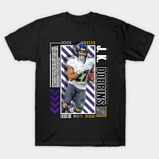 J.K. Dobbins Paper Poster Version 10 T-Shirt